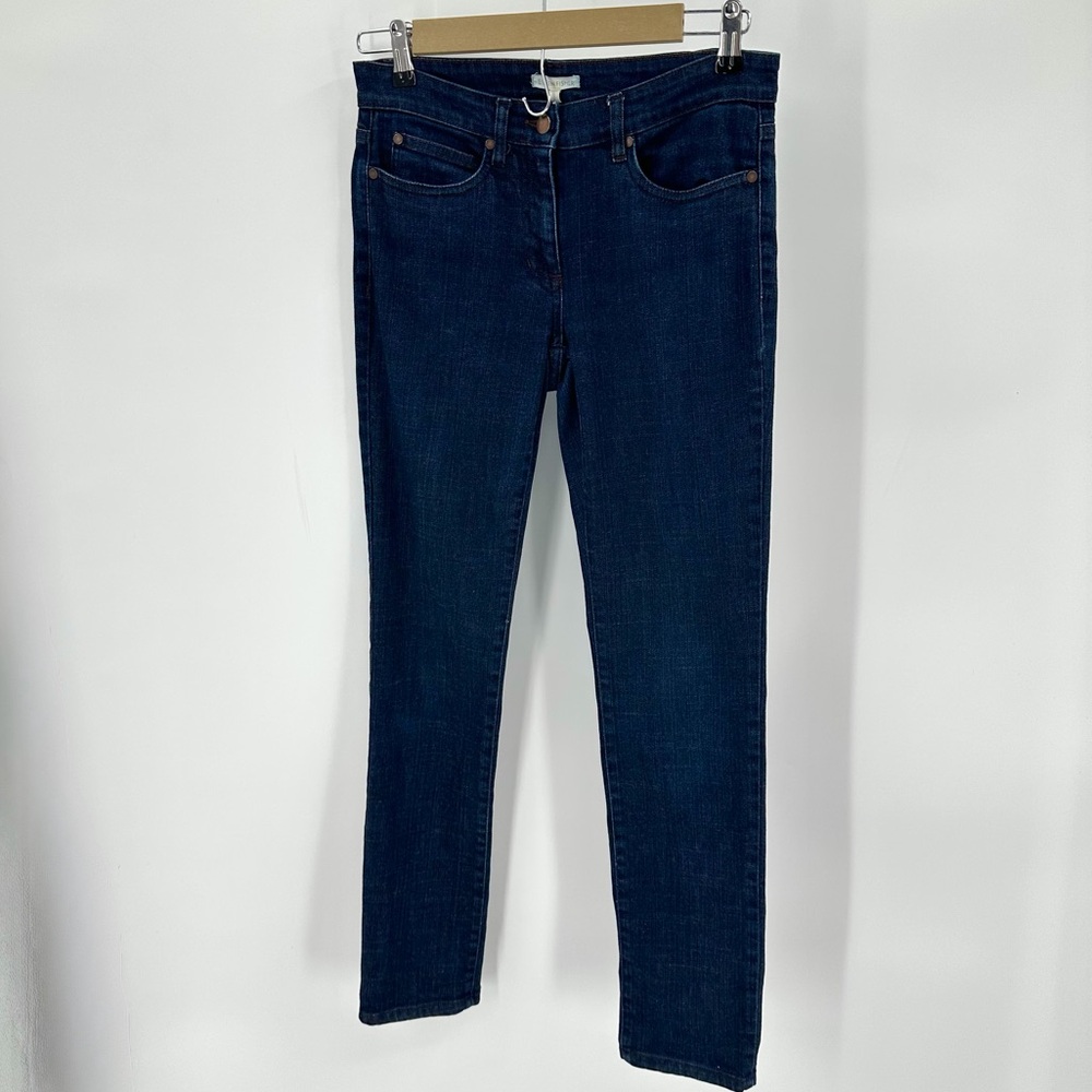 EILEEN FISHER Jeans Womens Size 4 Dark Wash Denim Made in Portugal